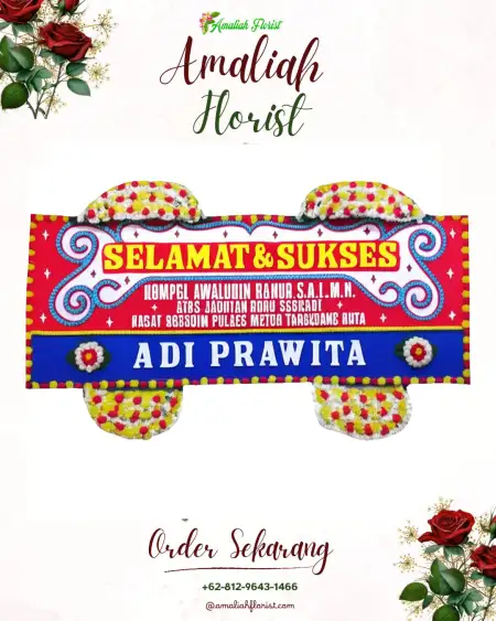 Papan Bunga Ucapan Selamat Seliling
